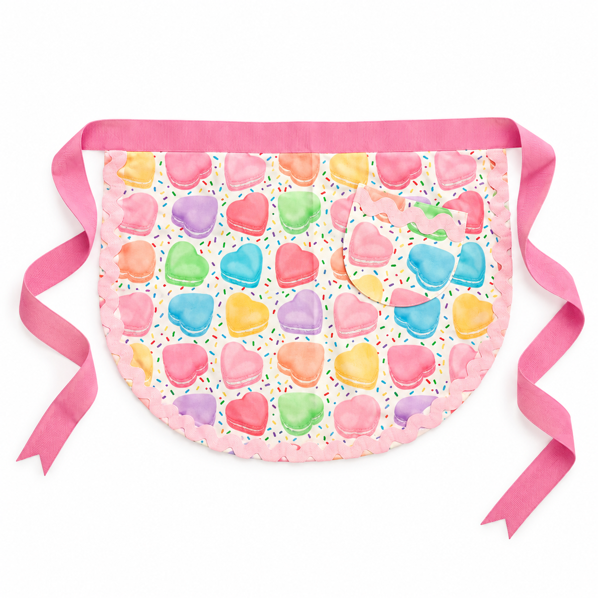 Sprinkle Macaron Half Apron